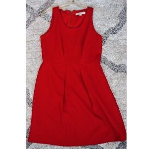 Red loft A-line dress